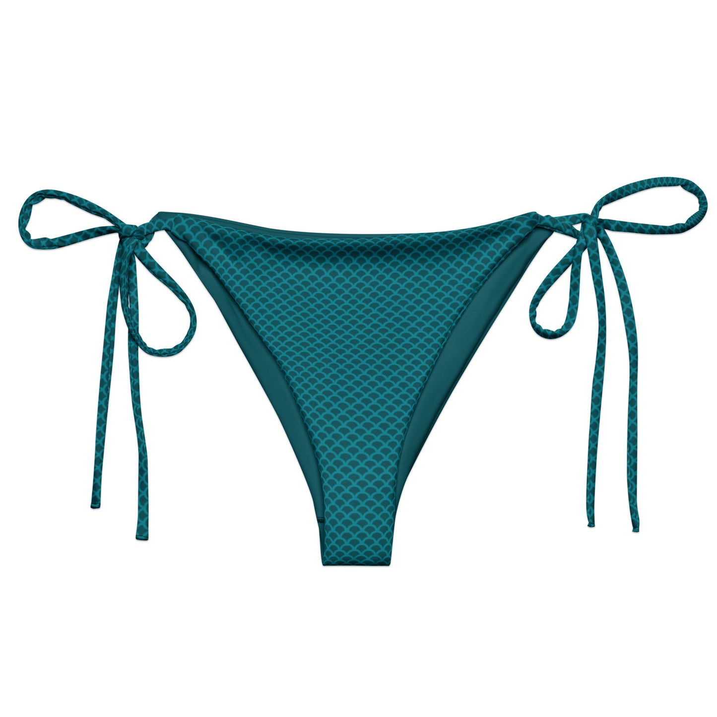 Mermaid recycled string bikini bottom