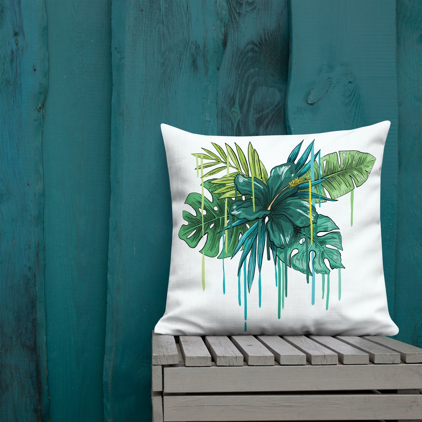 Jungle graffiti Premium Pillow