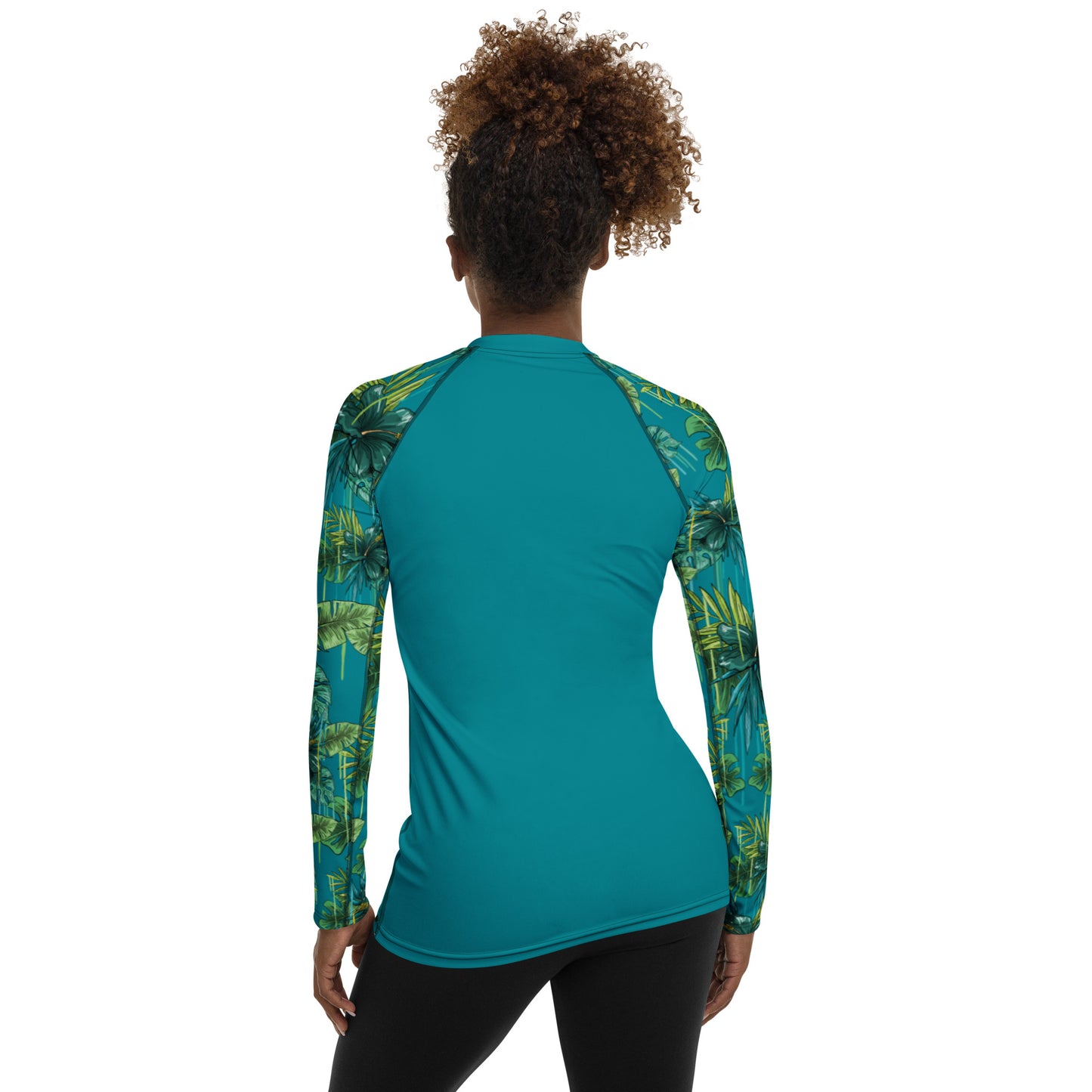 jungle graffiti Women's Rash Guard