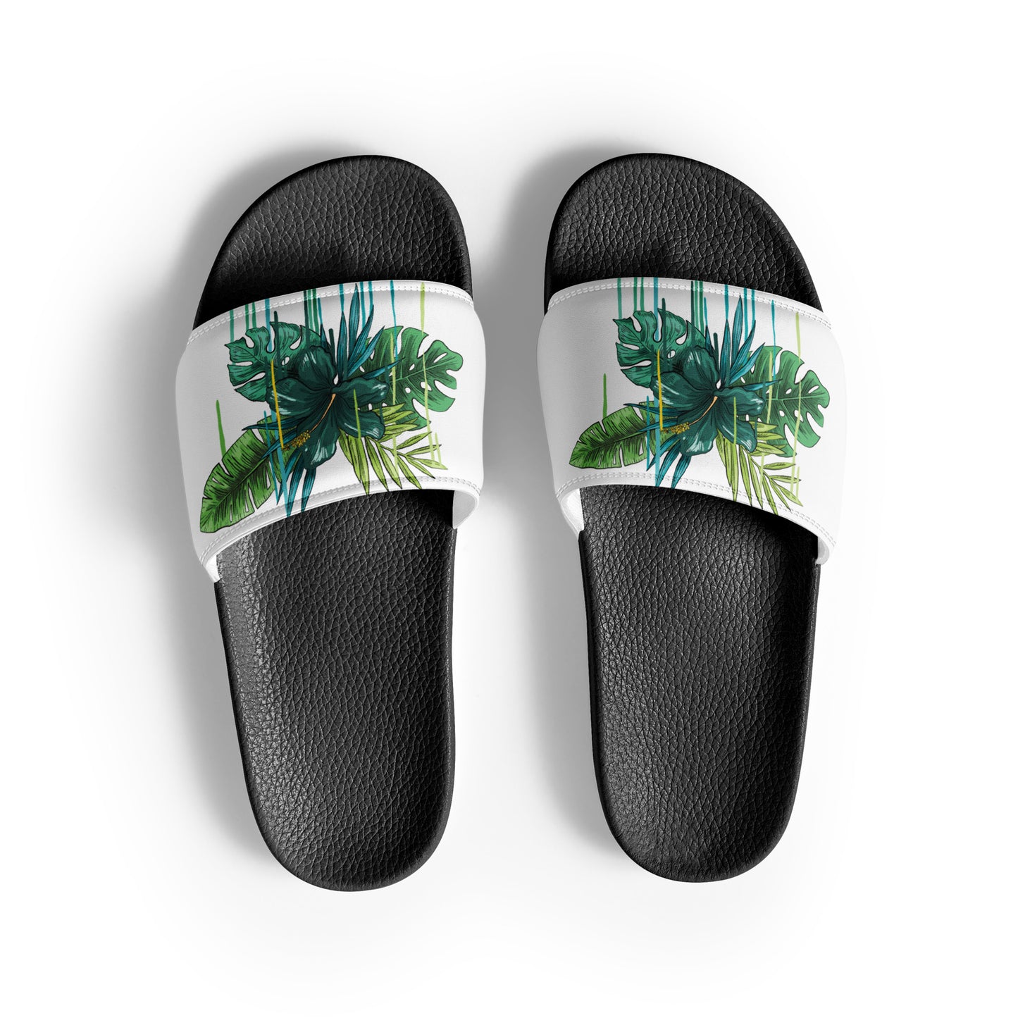 jungle graffiti Women's slides