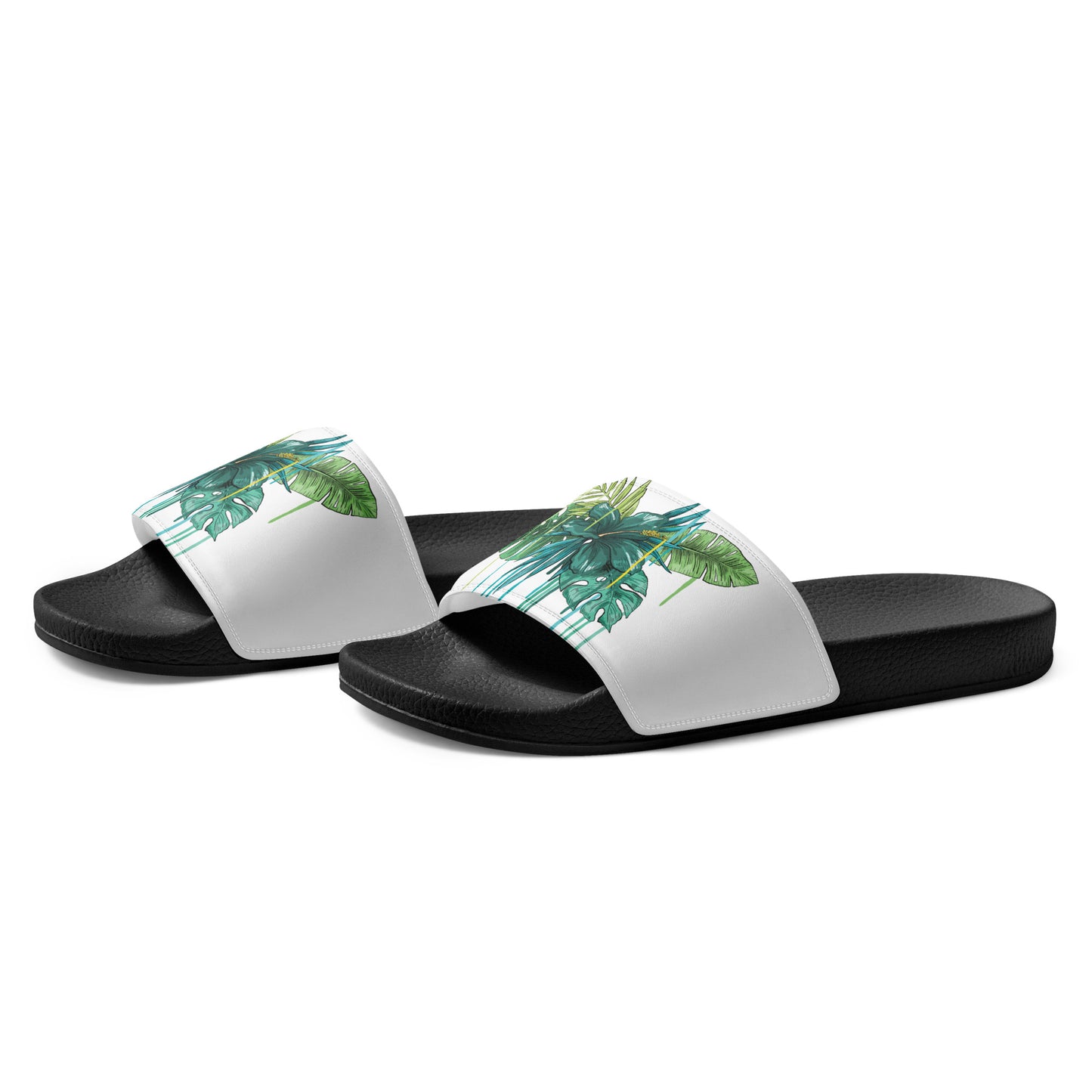 jungle graffiti Women's slides