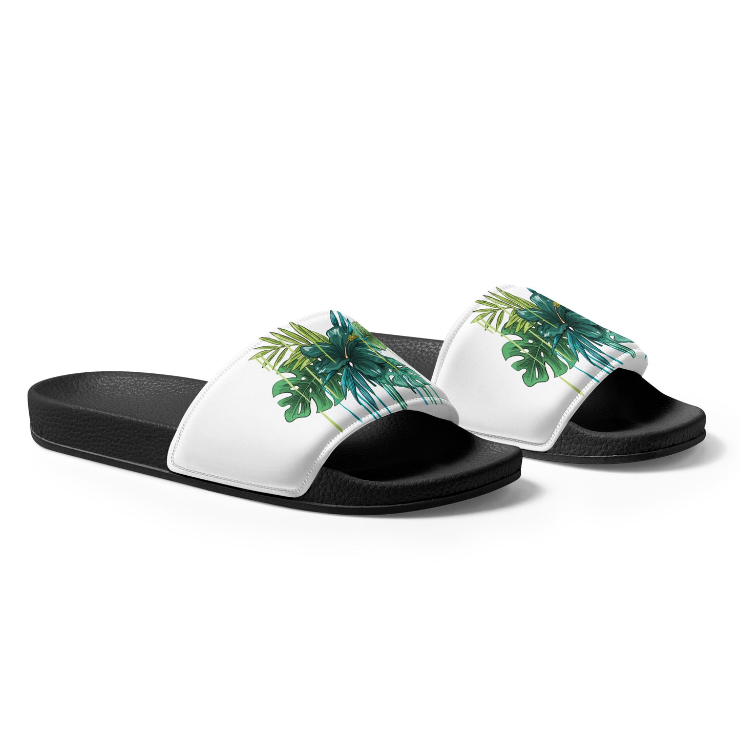 jungle graffiti Women's slides